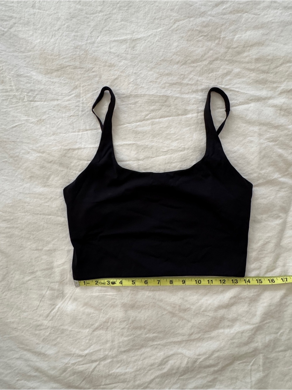 Athleta Black Vitaform Crop Tank Top